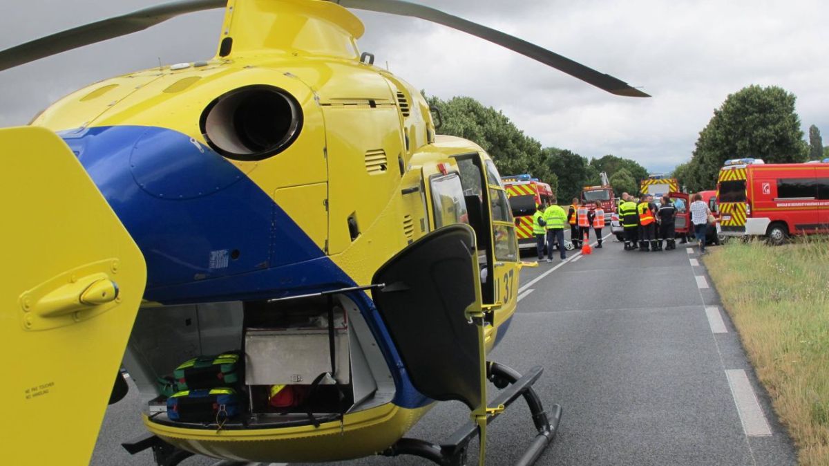 Accident dramatique en Indre-et-Loire : trois blessés et un hélicoptère mobilisé