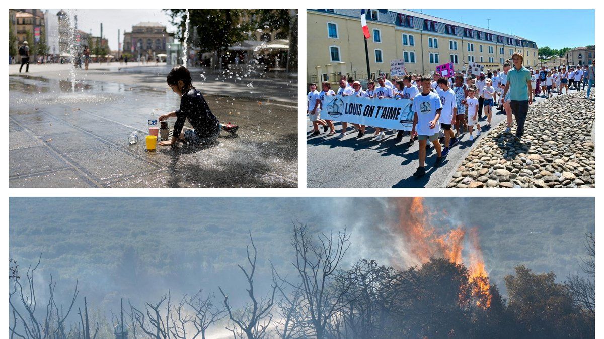 Canicule, incendie et marches blanches : l'actualité du 7 juillet