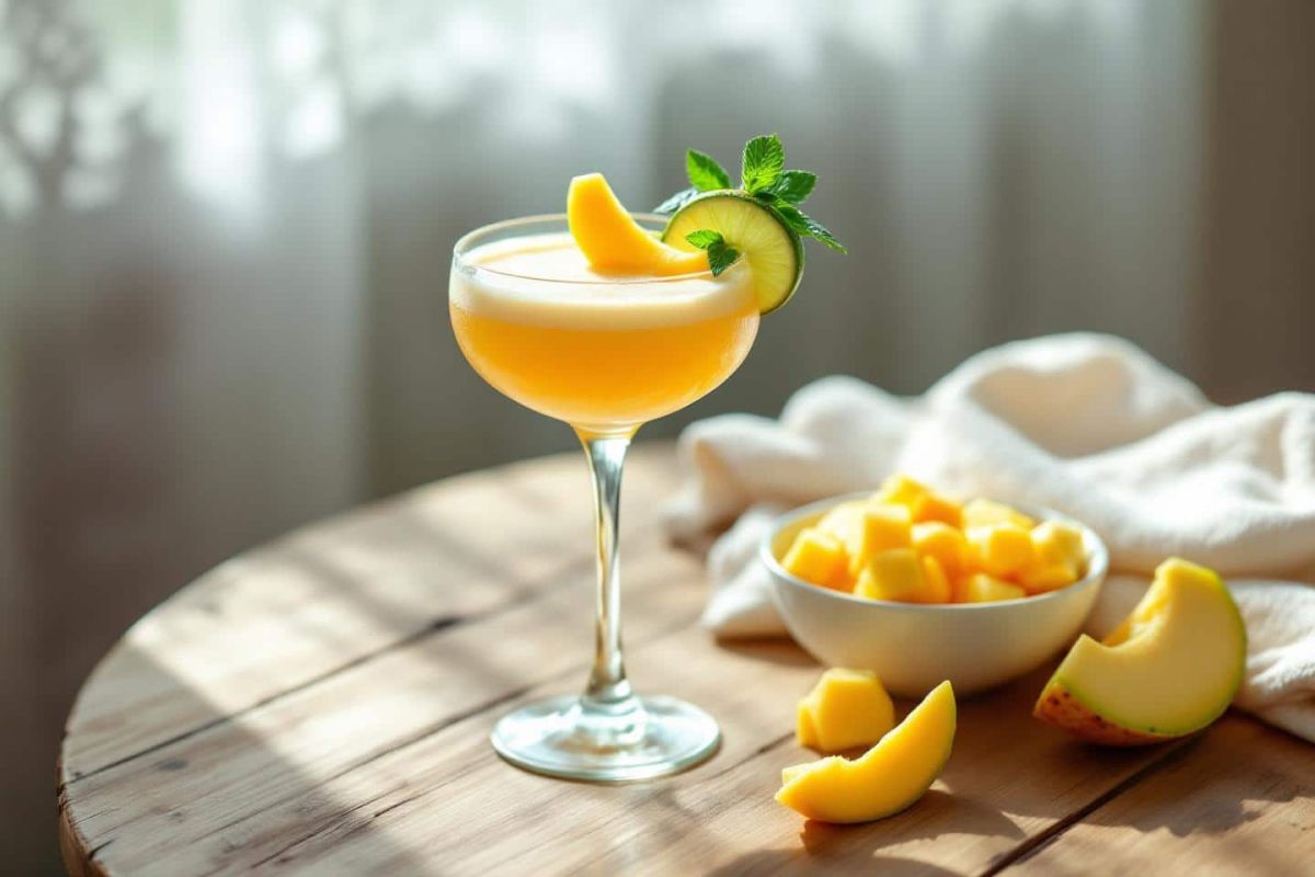 Évadez-vous avec le Piña Melon : un cocktail ensoleillé à savourer