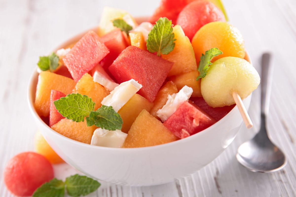 Une salade estivale rafraîchissante : pastèque, melon et mojito de Laurent Mariotte