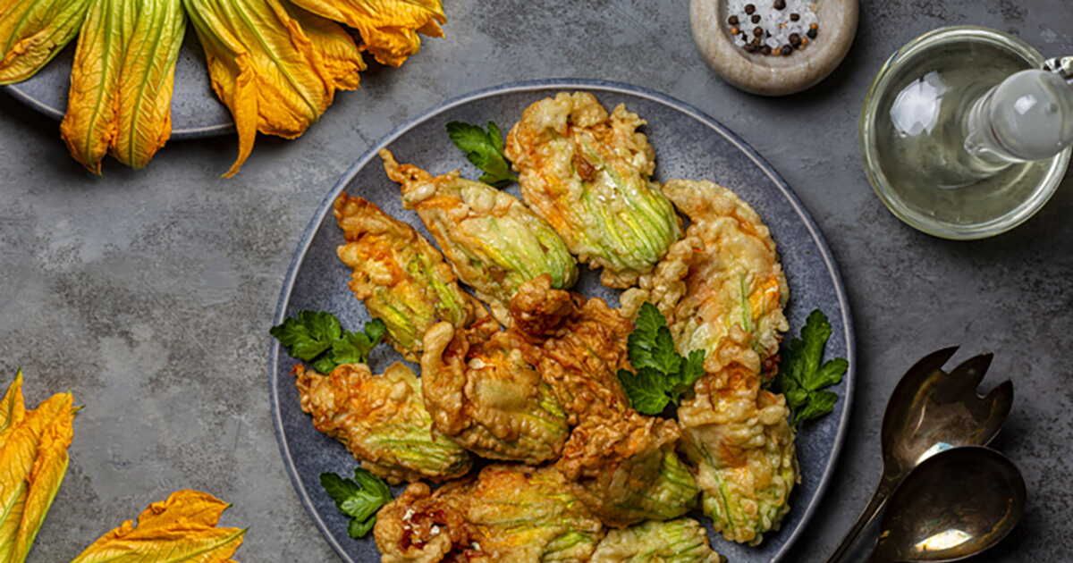4 idées recette avec de la fleur de courgette