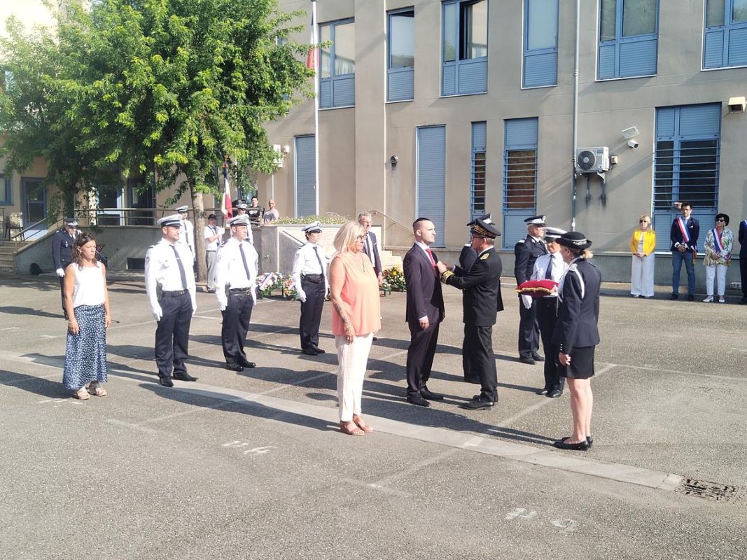 Célébration du courage : la police nationale mise à l'honneur à Agen