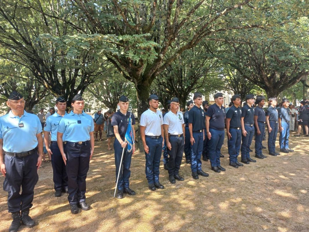 Les cadets de la gendarmerie brillent lors de la cérémonie du 14-Juillet à Périgueux